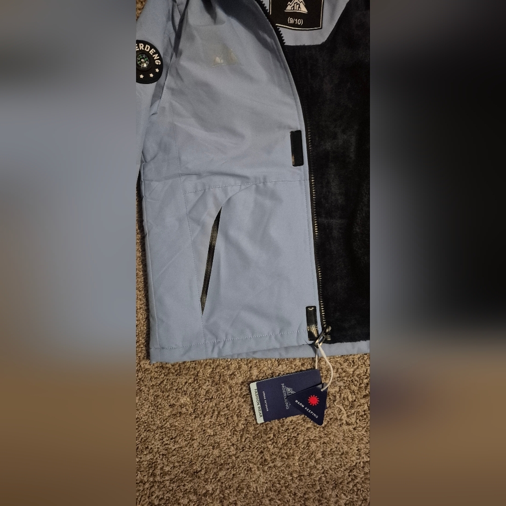 NWT MMOERDENG Kids Unisex Waterproof Ski/Snowboarding Winter Jacket Size 9/10 - Picture 11 of 13
